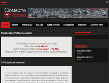 Tablet Screenshot of cineteatrovictoria.com